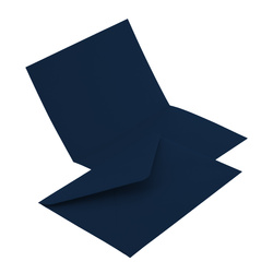 KOPERTA C6 NK EMERSON GRANATOWY 114X162/105X148 KOPERTA:130G, KARTECZKA:210G 25 SZT.