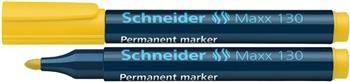 MARKER PERMANENTNY SCHNEIDER MAXX 130 ŻÓŁTY OKRĄGŁY 1-3MM