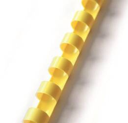 GRZBIET PLASTIKOWY 14MM ARGO 405146 ŻÓŁTY 100 SZT