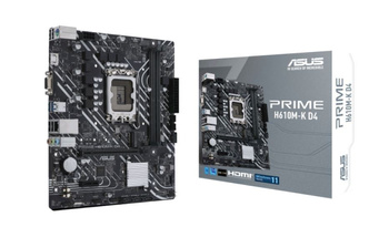 ASUS PŁYTA GŁÓWNA PRIME H610M-K D4 S1700 2DDR4 D-SUB/HDMI M.2 MATX