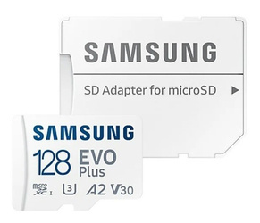 SAMSUNG KARTA PAMIĘCI MICROSD MB-MC128SA EU EVO PLUS 128GB + ADAPTER