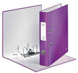 Segregator A4 laminowany LEITZ WOW 50mm 10060062 fioletowy