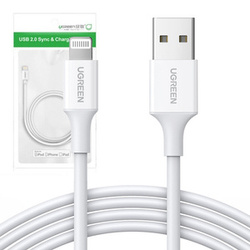 Kabel UGREEN US155 USB-A-Lightning 1m (biały)
