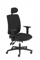 FOTEL BIUROWY OFFICE PRODUCTS KEFALONIA CZARNY