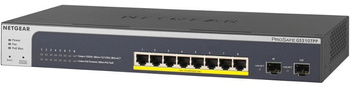 NETGEAR PRZEŁĄCZNIK GS510TPP 8X1GB POE+ (190W) 2XSFP