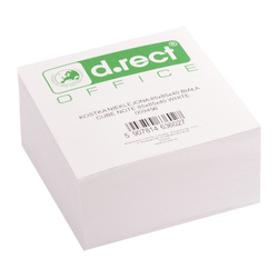 KOSTKA BIUROWA NIEKLEJONA 85X85X40MM D.RECT BIAŁA