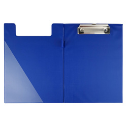 DESKA Z KLIPEM ZAMYKANA A5 D.RECT NIEBIESKA PVC