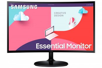 SAMSUNG MONITOR 24 CALE LS24C360EAUXEN VA 1920X1080 FHD 16:9 1XD-SUB 1XHDMI 4 MS (GTG) ZAKRZYWIONY 2 LATA D2D