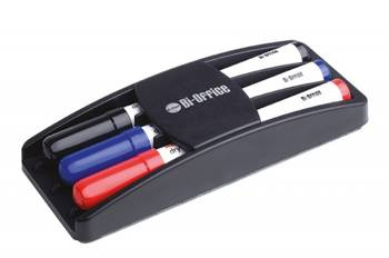 ZESTAW DO TABLIC 3XMARKER, GĄBKA NIEMAGNETYCZNA BI-OFFICE