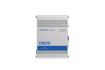 TELTONIKA PRZEŁĄCZNIK NIEZARZĄDZALNY TSW210 SWITCH 2XSFP 8XPOE+ 8XGBE DIN RAIL BACK PANEL