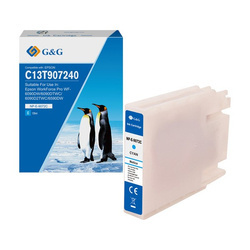 G&G KOMPATYBILNY INK / TUSZ Z C13T907240, CYAN, NP-E-9072C, DLA EPSON WORKFORCE PRO WF-6090DW
