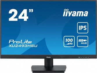 IIYAMA MONITOR 23.8 CALA XU2493HSU-B6 IPS.HDMI.DP.2X2W.USBX2.FHD.SLIM.100HZ