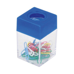 POJEMNIK MAGNETYCZNY NA SPINACZE KWADRATOWY D.RECT 7211 PLASTIKOWY