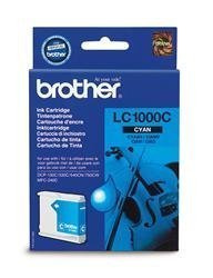 TUSZ ORYGINALNY BROTHER LC1000C CYAN 400 STRON