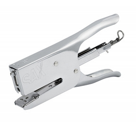 ZSZYWACZ NOŻYCOWY METALOWY SAX DESIGN 630 SREBRNY 40 KART
