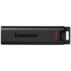 KINGSTON USB FLASH DISK, USB 3.0, 256GB, DATATRAVELER MAX, CZARNY, DTMAX/256GB, USB C