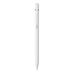 Aktywny rysik Baseus Smooth Writing Series z ładowaniem bezprzewodowym, USB-C (Biały)
