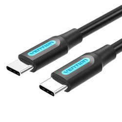 Kabel USB-C 2.0 Vention COSBD PD60W 0,5m czarny PVC