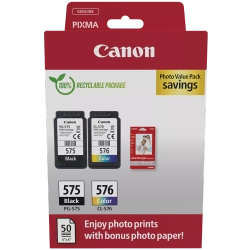 CANON ORYGINALNY INK / TUSZ PG-575/CL-576 PVP, 5438C004, CMYK