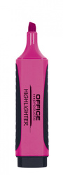 ZAKREŚLACZ OFFICE PRODUCTS Z GUMOWYM UCHWYTEM RÓŻOWY 2-5MM