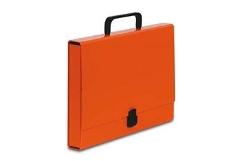 Teczka z rączką A4 VAUPE CLASSIC 304/16 pomarańczowa tektura powlekana PP 2mm 40mm