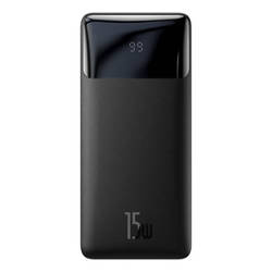 Powerbank Baseus Bipow 10000mAh, 2xUSB, USB-C, 15W (czarny)