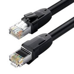 KABEL SIECIOWY UGREEN NW121 ETHERNET RJ45, CAT.8, S/FTP, 1M (CZARNY)