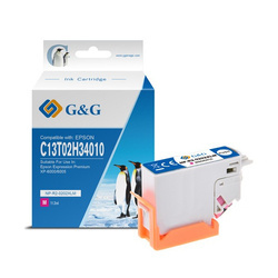 G&G KOMPATYBILNY INK / TUSZ Z C13T02H34010, MAGENTA, NP-E-0202XLM, DLA EPSON XP-6000, XP-6005