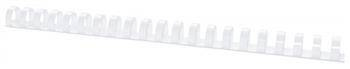 GRZBIET PLASTIKOWY 19MM (165 KARTEK) OFFICE PRODUCTS BIAŁY 100 SZT.