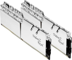 G.SKILL PAMIĘĆ DO PC DDR4 32GB (2X16GB) TRIDENTZ ROYAL RGB DDR4 3200MHZ CL16 XMP2 SREBRNA