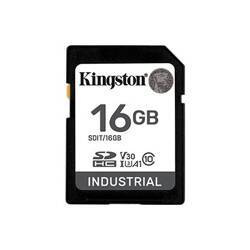 KINGSTON KARTA PAMIĘCI SD 16GB INDUSTRIAL C10 UHS-I U3 V30 A1 PSLC