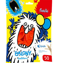 BALONY 12" FIORELLO 170-2634 METALICZNY CZERWONY 50SZT