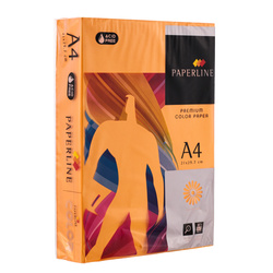 PAPIER KSERO KOLOR A4 PAPERLINE POMARAŃCZOWY FLUORESCENCYJNY 75G 500 ARK