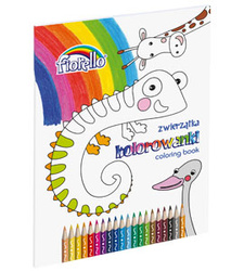 KOLOROWANKA ZWIERZĄTKA A4 FIORELLO 150-1414 96 STR