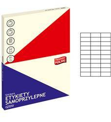 ETYKIETY SAMOPRZYLEPNE 70X29.7MM GRAND 150-1036 BIAŁE 100ARK*30SZT