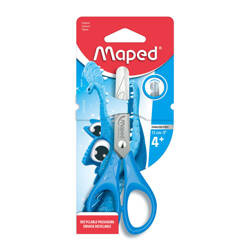NOŻYCZKI 130MM MAPED ESSENTIALS PULSE SZKOLNE BLISTER KARTONOWY