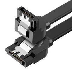 KABEL KĄTOWY SATA UGREEN US217 0.5M (CZARNY)