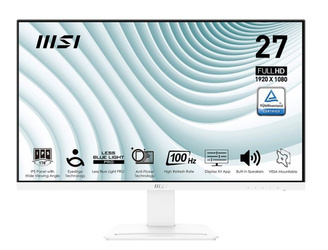 MSI MONITOR PRO MP273AW 27 CALI LED/FHD/FLAT/100HZ/WHITE