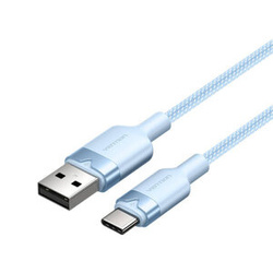 KABEL USB 2.0 A DO USB-C 3A VENTION CTNLH 2M (NIEBIESKI)