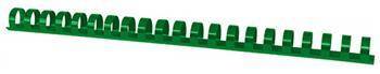 GRZBIET PLASTIKOWY 16MM (145 KARTEK) OFFICE PRODUCTS ZIELONY 100 SZT.