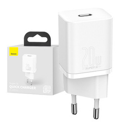ŁADOWARKA SIECIOWA BASEUS SUPER SI QUICK CHARGER 1C 20W (BIAŁA)