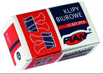 KLIPY 15MM FIAN BC15B CZARNE 12SZT