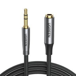 UGREEN AV190 PRZEDŁUŻACZ AUDIO AUX JACK 3.5MM, 3M (CZARNY)