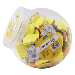 KARTECZKI SAMOPRZYLEPNE 45X45MM D.RECT MIX 75KART SŁÓJ 100SZT