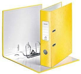 Segregator A4 laminowany LEITZ WOW 80mm 10050016 żółty