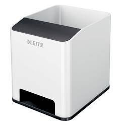 Przybornik ze wzmacniaczem dźwięku LEITZ WOW 53631095 biało-czarny