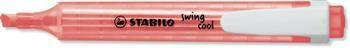 Zakreślacz STABILO SWING COOL 275/40 czerwony 1-4mm