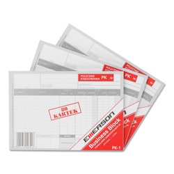 DRUK AKCYDENSOWY POLECENIE KSIĘGOWANIA A5 EMERSON PK-1 1+1 80 KART. 5 BL.