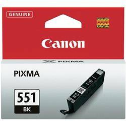 TUSZ ORYGINALNY CANON CLI551BK 6508B001 CZARNY 300 STRON