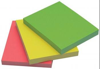 KARTECZKI SAMOPRZYLEPNE 38X51MM Q-CONNECT NEONOWE MIX 3X50KART